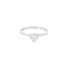 GIA 0.50ct D Colour VS2 Clarity 6 Claw Diamond Solitaire Engagement Ring set in Platinum