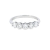 GIA 1.00ct E/SI1 5 Stone Diamond Ring set in Platinum