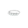 GIA 1.00ct E/SI1 5 Stone Diamond Ring set in Platinum