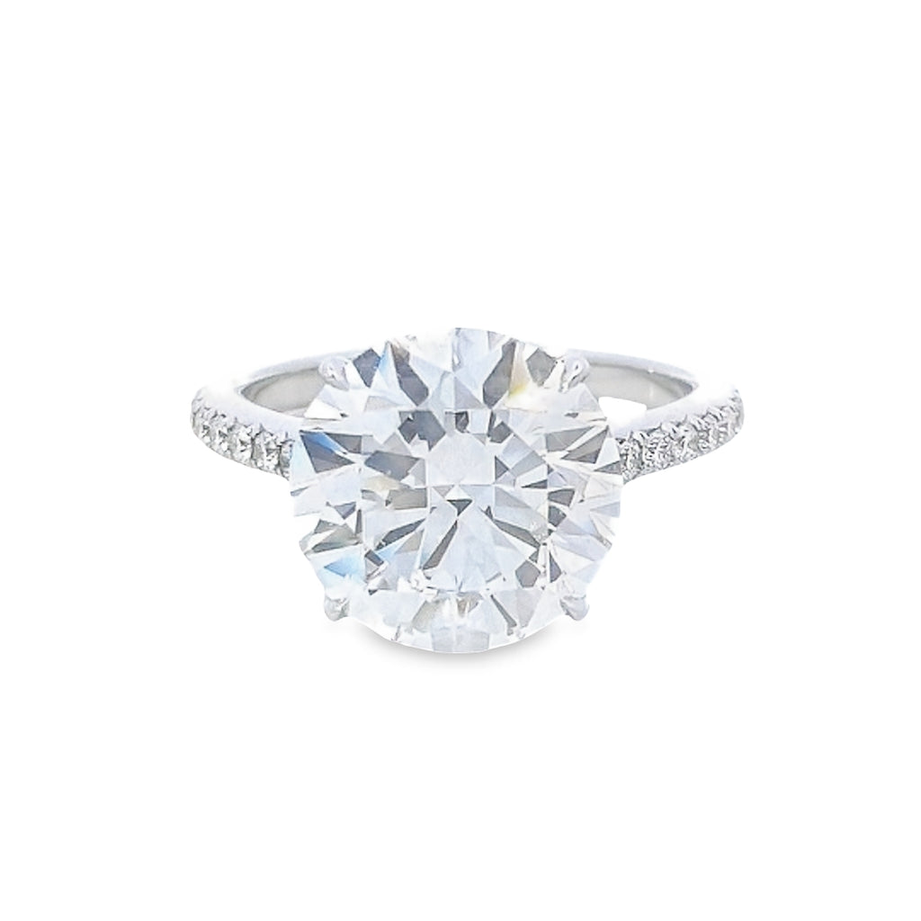 GIA 5.02ct H/VS2 Diamond Solitaire set in 18ct White Gold