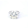 10.07ct Round Brilliant Cut Diamond Solitaire Set in 18ct White Gold