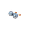 Pearl Stud Earrings Tahitian Pearls 11mm - 11.5mm
