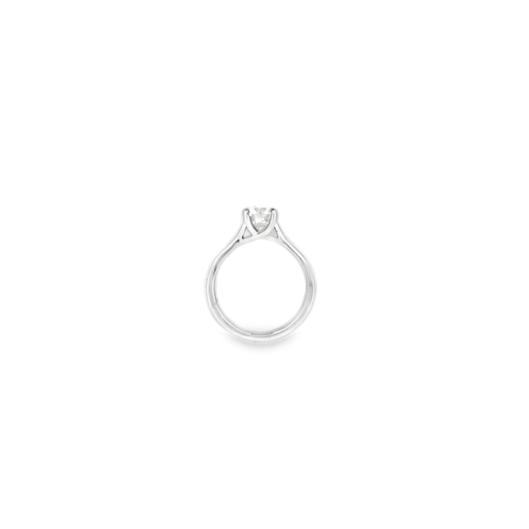 GIA 1.00ct M/SI1 Round Brilliant Cut Diamond Solitaire set in Platinum