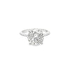 4.20ct H/I1 Round Brilliant Cut Diamond Solitaire set in Platinum