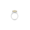 GIA 2.48ct W-X/VVS2 Cushion Cut Diamond Halo Ring Set in Platinum