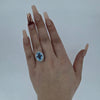 3.00ct Aquamarine & Diamond Ring Set in 18ct White Gold