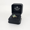 Emerald & Diamond Fancy Cluster Ring set in 18ct Yellow Gold