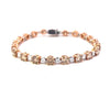 15.76ct Fancy Diamond Line Bracelet in 18ct Gold