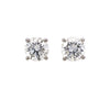 10.03ct Diamond Stud Earrings Set In Platinum