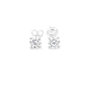 IGI 2.01ct D/VVS2 LAB Diamond Stud Earrings Set In 18ct White Gold