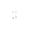 IGI 2.01ct D/VVS2 LAB Diamond Stud Earrings Set In 18ct White Gold