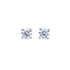 IGI 4.04ct D/VS2 LAB Diamond Stud Earrings Set In Platinum