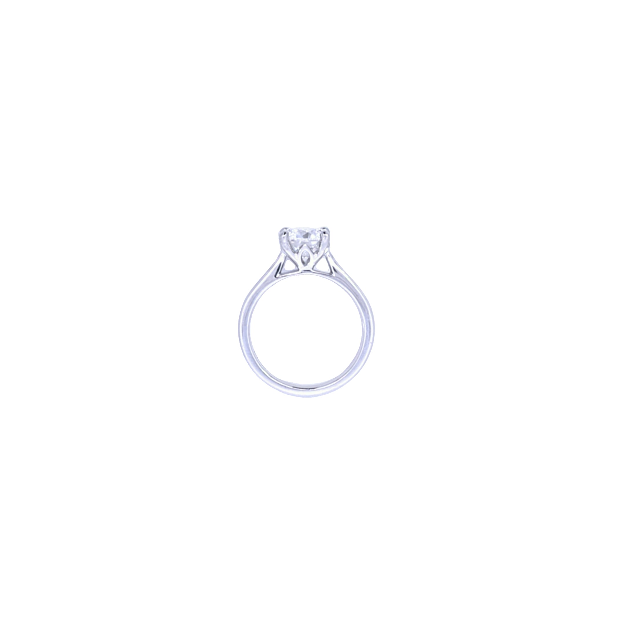 IGI 2.02ct D/VS2 LAB Diamond Solitaire Set In Platinum