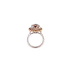 GIA 4.00ct Diamond Halo Ring Set in 18ct Gold