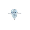 IGI 5.09ct G/VS1 LAB Diamond Pear Shape Solitaire Set In Platinum