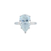 IGI 5.09ct G/VS1 LAB Diamond Pear Shape Solitaire Set In Platinum