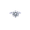 3.57ct L/SI Round Brilliant Cut Diamond Solitaire set in Platinum