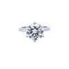 3.57ct L/SI Round Brilliant Cut Diamond Solitaire set in Platinum