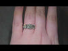 GIA 3.56ct N/SI2 Diamond 3 Stone Ring Set In Platinum