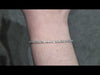 2.20ct Diamond Line Bracelet in 18ct White Gold