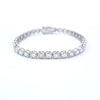 7.48ct Diamond Line Bracelet in 18ct White Gold