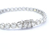 7.48ct Diamond Line Bracelet in 18ct White Gold